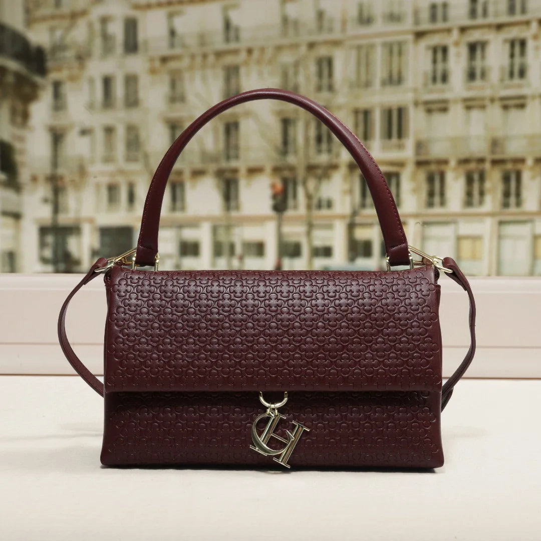 Classic Retro Women's New Shoulder Bag PU Material Fashion Element Solid Color Women's New Crossbody Bag
