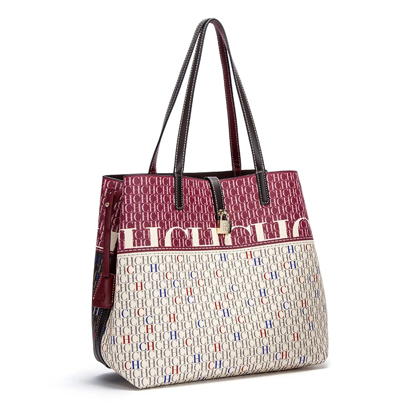 Retro Large Capacity Shoulder Bag for Women's Work 2024 Seasons New Leisure Personalized Tote Bag Fashion Underarm Bag
