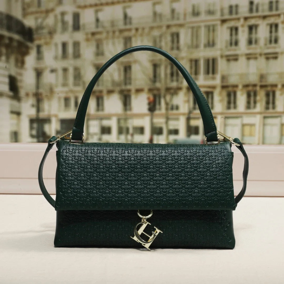 Classic Retro Women's New Shoulder Bag PU Material Fashion Element Solid Color Women's New Crossbody Bag