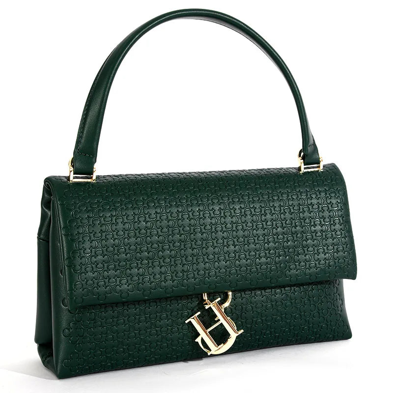 Metal Accessories Solid Color Elegant Simplicity Women's Shoulder Bag Unique Fashion Printed Women's Handbag