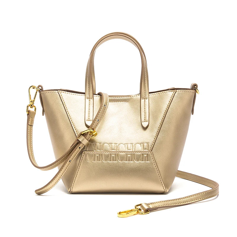 Fashion Women's Large Capacity Handbag 2025 Autumn New Multi Functional Solid Color Women's Shoulder Bag
