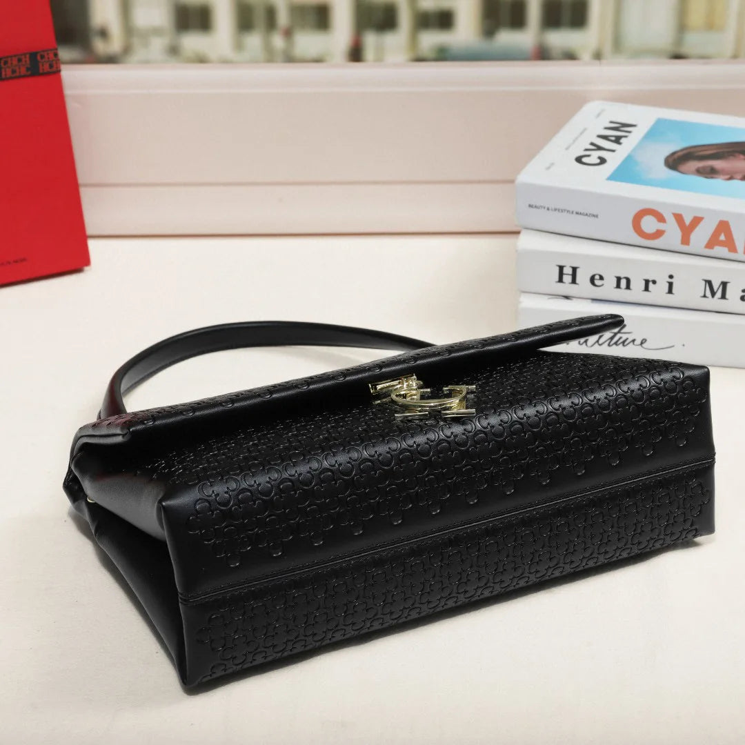 Classic Retro Women's New Shoulder Bag PU Material Fashion Element Solid Color Women's New Crossbody Bag