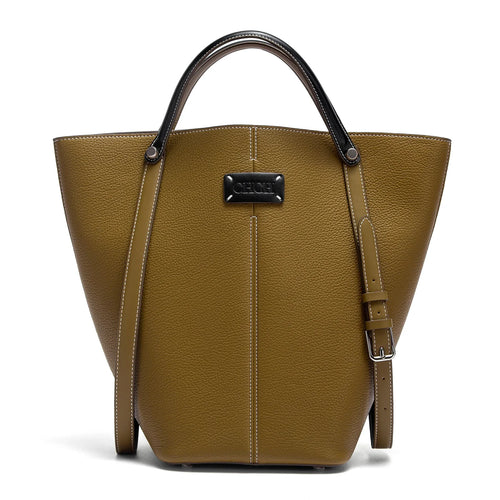 New Apricot Dual Use Handbag Simple Large Capacity Business Commuter Women's Tote Bag