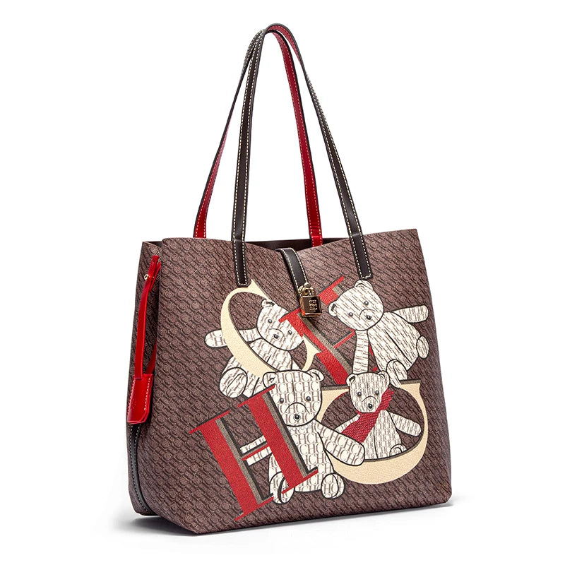 Retro Large Capacity Shoulder Bag for Women's Work 2024 Seasons New Leisure Personalized Tote Bag Fashion Underarm Bag