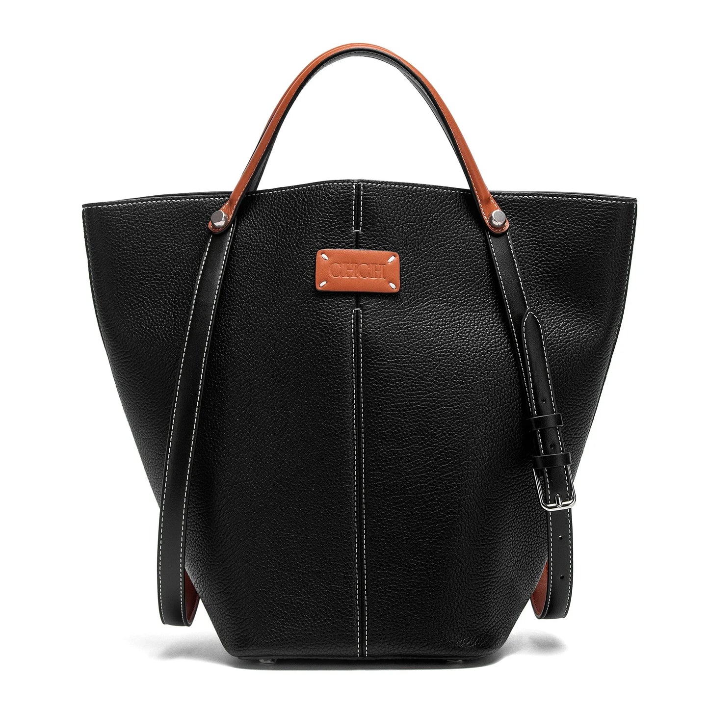 New Apricot Dual Use Handbag Simple Large Capacity Business Commuter Women's Tote Bag