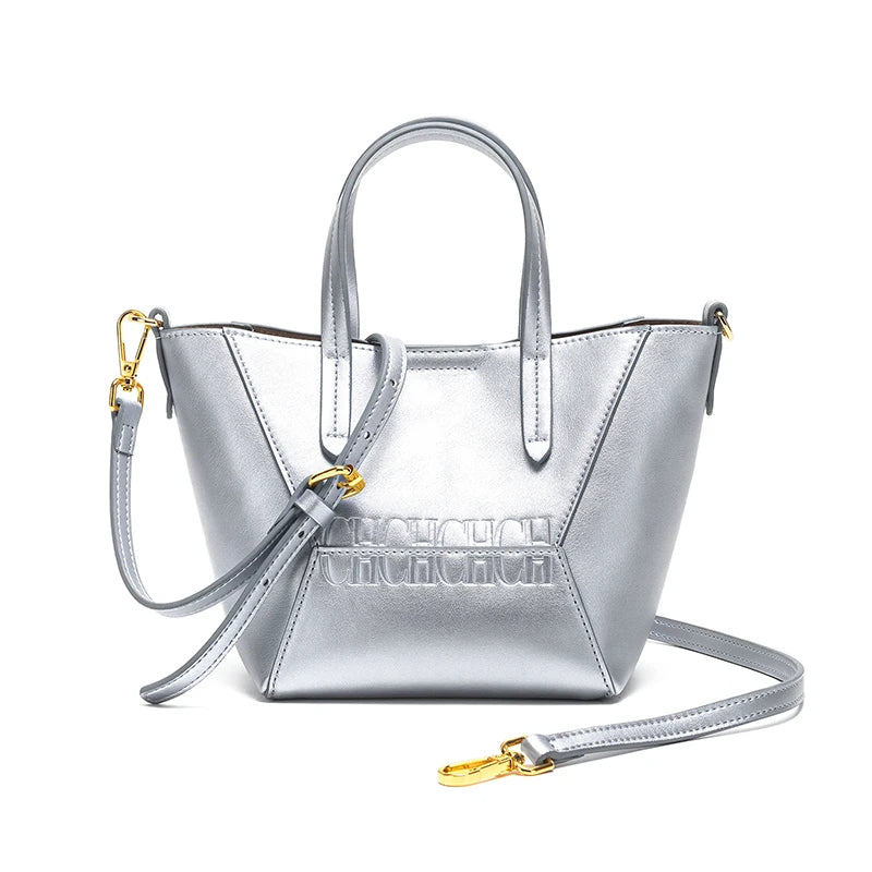 Fashion Women's Large Capacity Handbag 2025 Autumn New Multi Functional Solid Color Women's Shoulder Bag