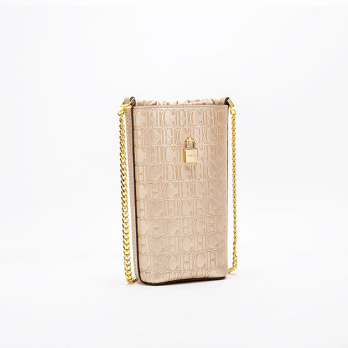 Fashionable Classic Solid Color New Women's Chain Bag Drawstring Design PU Material Women's New Crossbody Bag