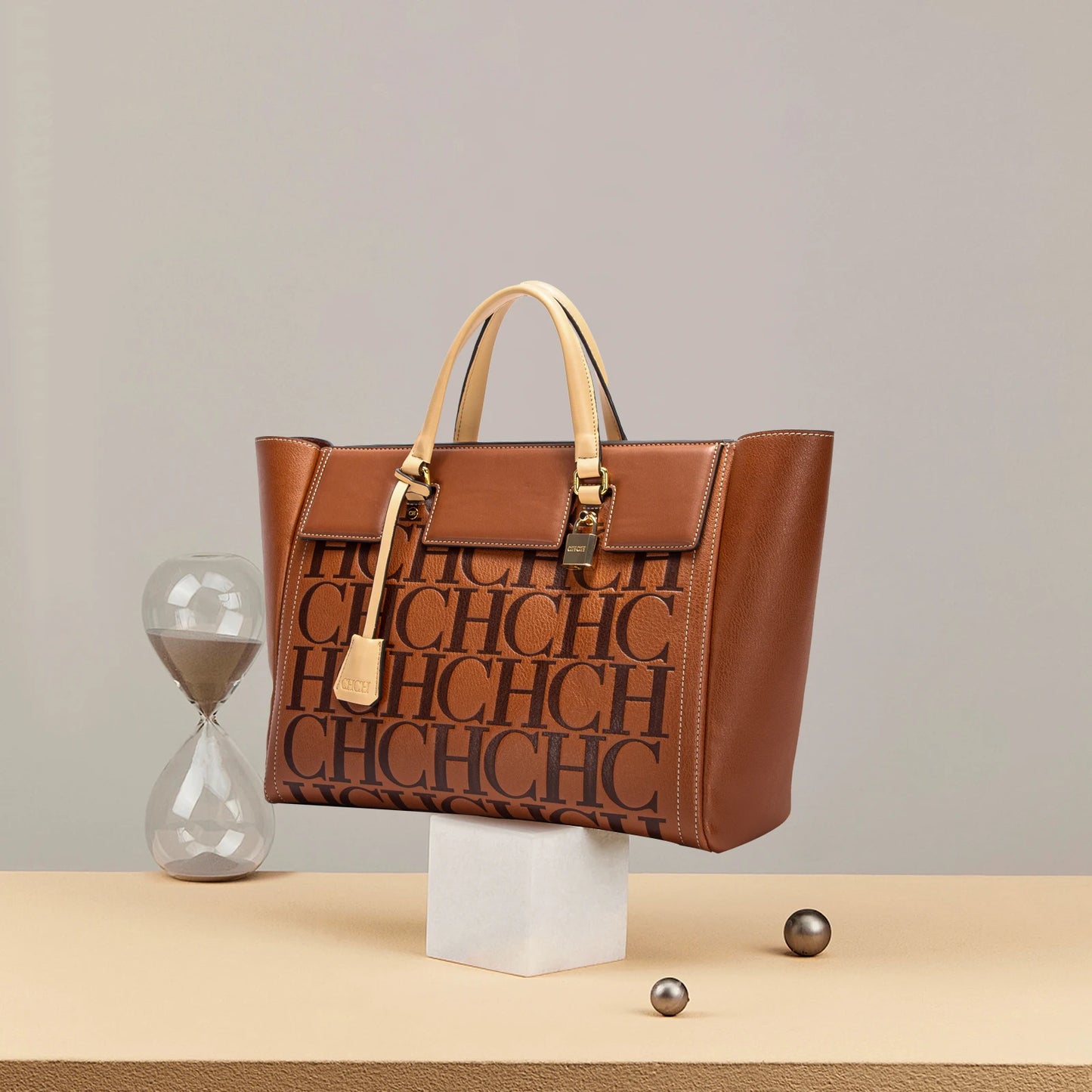 CHCH Luxury Classic 2023 Winter Women's Large Capacity Handbag Fashion Retro Print Bucket Bag Travel Party Banquet Shoulder Bag
