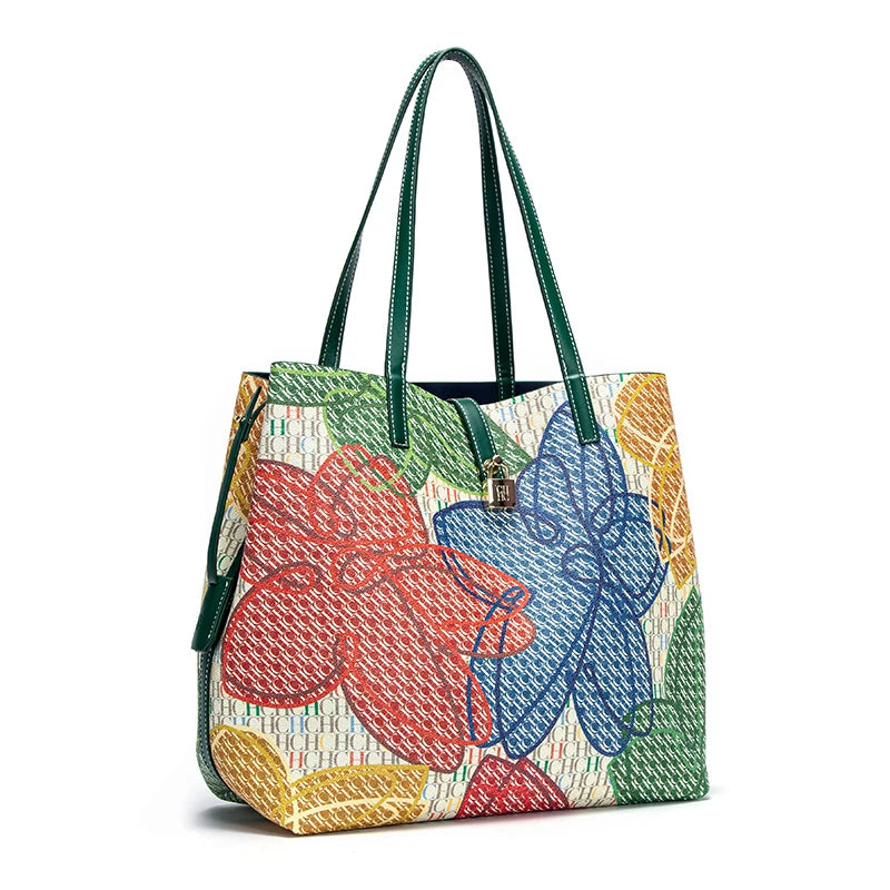 Retro Large Capacity Shoulder Bag for Women's Work 2024 Seasons New Leisure Personalized Tote Bag Fashion Underarm Bag
