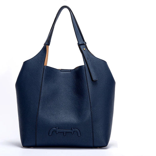 Retro Fashion Women's New Solid Color Shoulder Bag PU Material Versatile Commuter Women's Large Capacity Handbag
