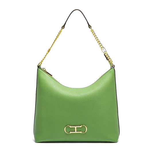 Spring New Light Green Handbag Simple Solid Color Commuter Storage Bag Women's Tote Bag