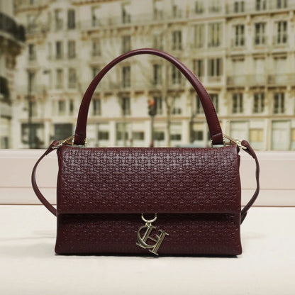Classic Retro Women's New Shoulder Bag PU Material Fashion Element Solid Color Women's New Crossbody Bag