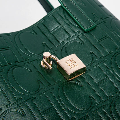 Classic Simple Solid Color Women's New 2024 Large Capacity Handbag Letter Element Women's Handbag