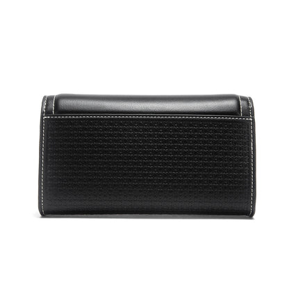 Classic Women's 2025 Autumn Solid Color Simple New Single Shoulder Crossbody Bag Magnetic Buckle Folding Small Square Bag
