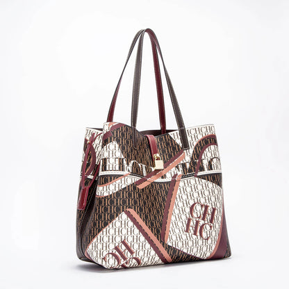 Retro Large Capacity Shoulder Bag for Women's Work 2024 Seasons New Leisure Personalized Tote Bag Fashion Underarm Bag