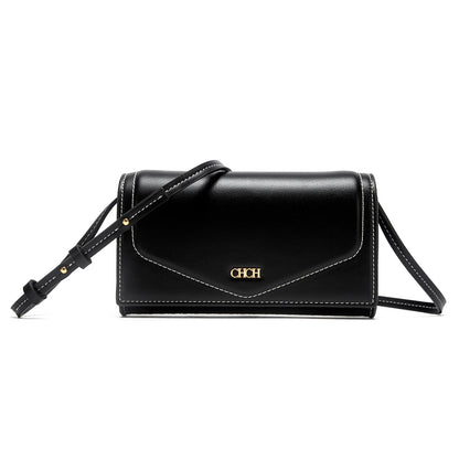 Classic Women's 2025 Autumn Solid Color Simple New Single Shoulder Crossbody Bag Magnetic Buckle Folding Small Square Bag