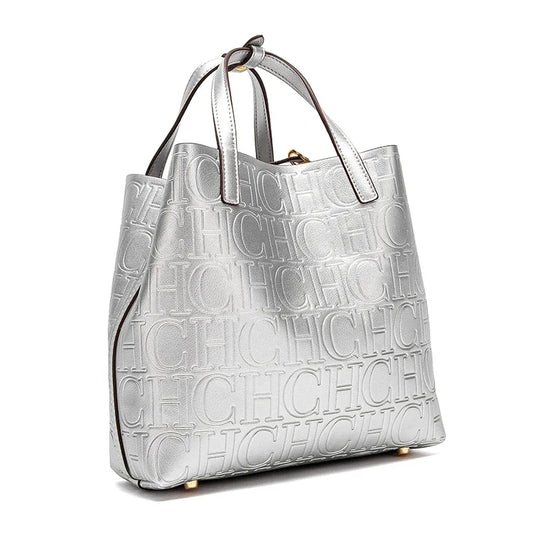 =Classic Retro Style Women's Fashion Handbag Pure Colour Simple Design Large Capacity Exquisite Versatile
