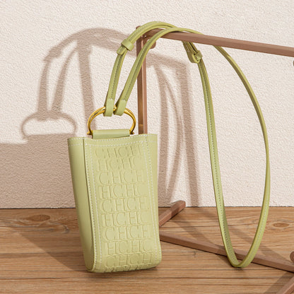 Credit Card Bag Women's Crossbody Bag Autumn New Solid Color Mobile Phone Bag