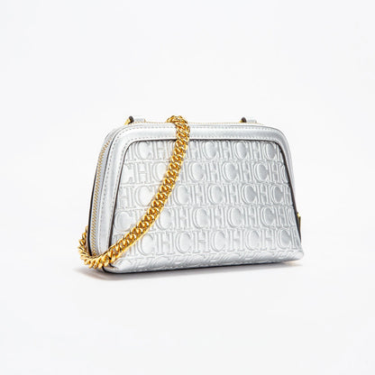 2024 Seasonal New Fashionable and Minimalist Women's Chain Shoulder Bag Solid Color Versatile Letter Print Design Exquisite