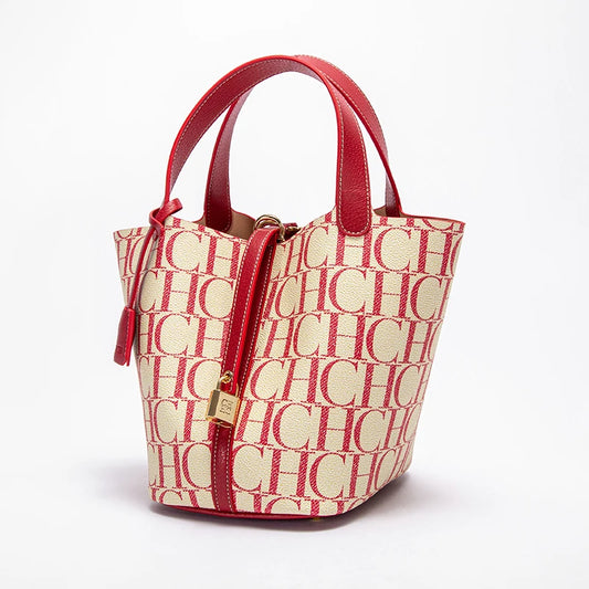 Large Capacity Commuter Travel Crossbody BaLuxury Brand 2024 Fashion Women's Handbag PVC Jacquard Texture Women's Shoulder Bag