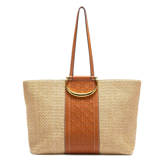 Women's Vacation Beach Bag Storage Bag Women's Tote Bag New Large Capacity Brand Grass Weaving High Quality Handbag