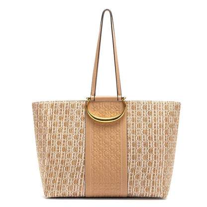 Women's Vacation Beach Bag Storage Bag Women's Tote Bag New Large Capacity Brand Grass Weaving High Quality Handbag
