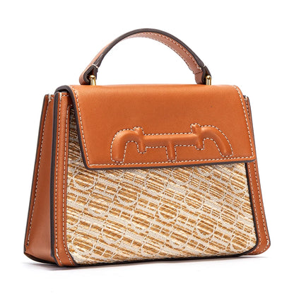Business Commuting Large Capacity Handbag Fashionable Classic Retro Women's New 2024 Designer Style Shoulder Bag