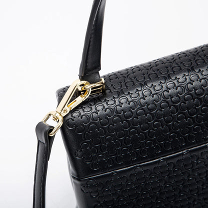 Unique Fashion Printed Women's Handbag Metal Accessories Solid Color Elegant Simplicity Women's Shoulder Bag