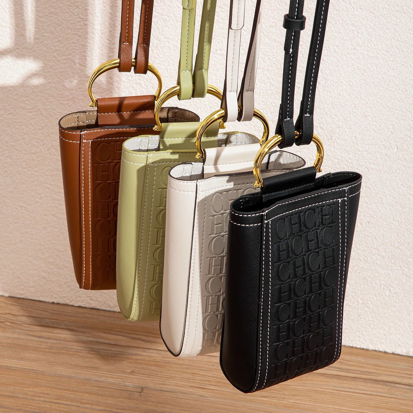 Credit Card Bag Women's Crossbody Bag Autumn New Solid Color Mobile Phone Bag